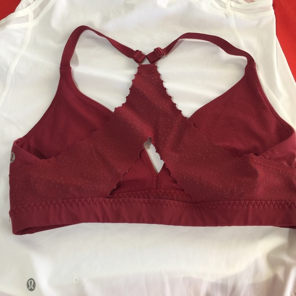 lululemon athletica Other - Burgundy Lululemon Athletica Free Spirit Bra